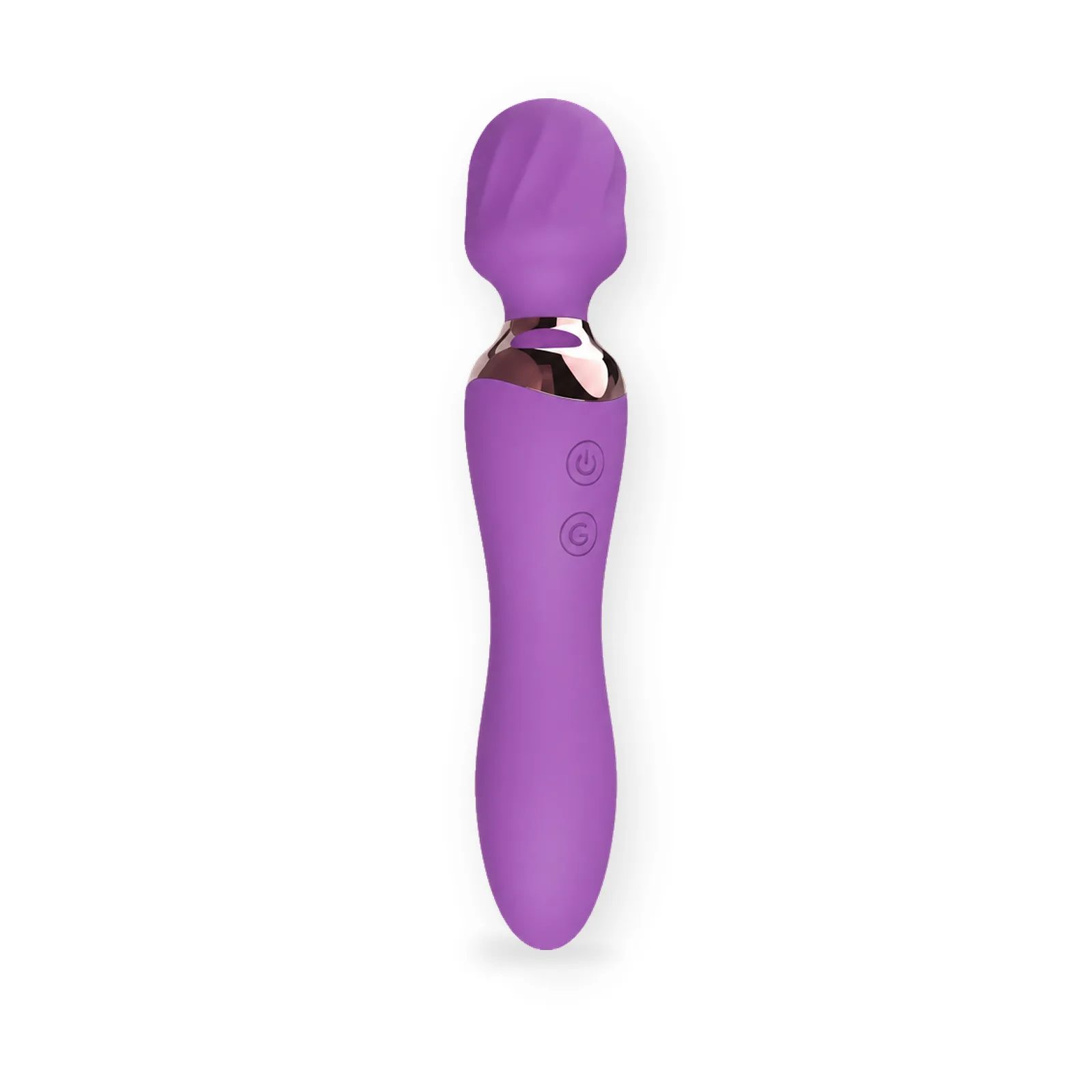 Duet Dual Massage Wand in Amethyst