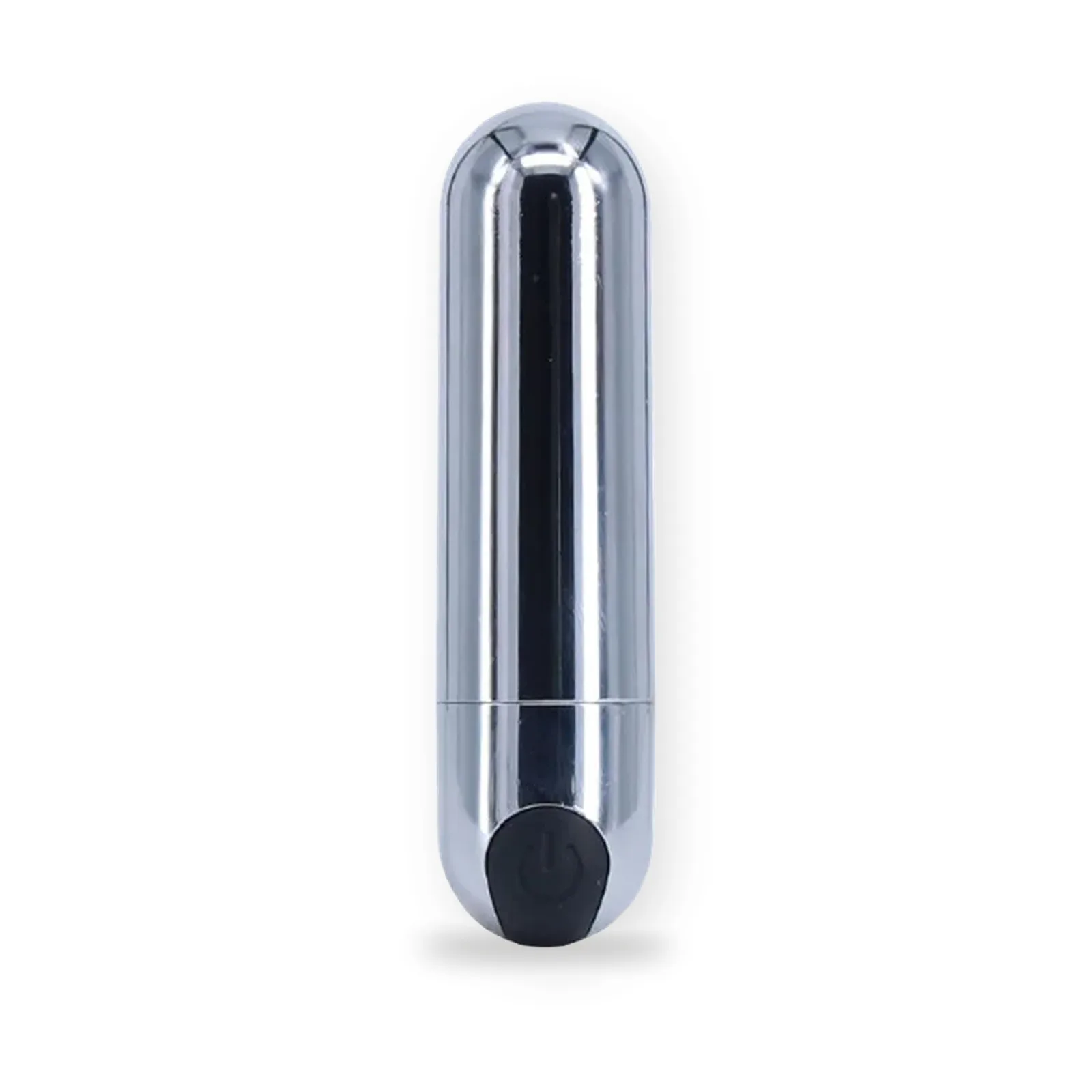 Lune Rechargeable Mini Bullet in Silver & Onyx